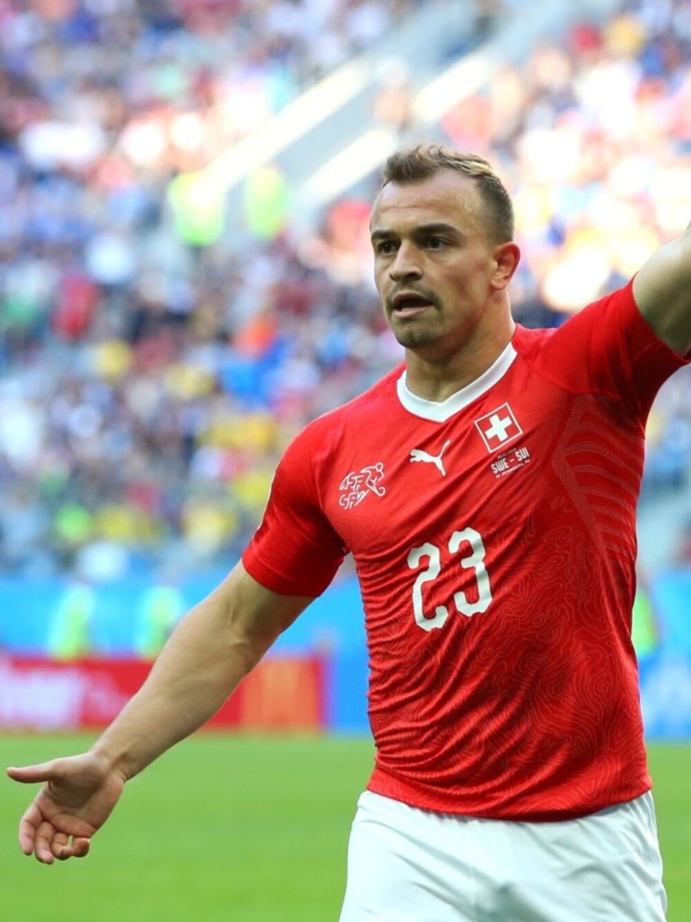 3/$188❤️near mint Puma SWITZERLAND 2018-19 home shirt World Cup 2018 jersey